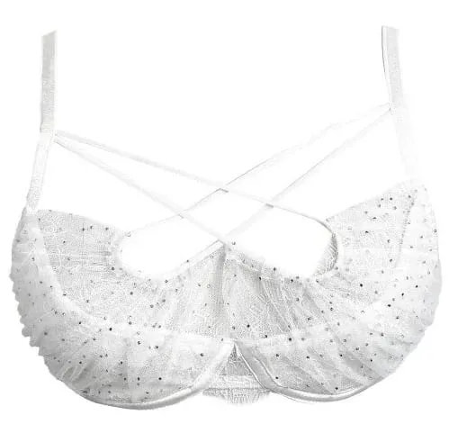 Conjunto de lingerie de renda bordada de verão, conjunto de lingerie de malha transparente, sutiã push up confortável, roupa íntima diária para mulheres, tamanhos 32 a 38 — image 15
