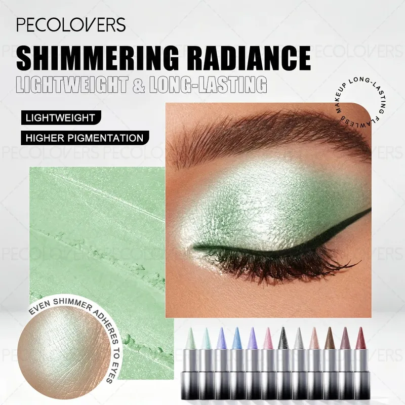 7PCS/SET Eyeshadow Stick Waterproof Eyeliner Mascara with Makeup Brushes & Eye Makeup Aid Tool Women's Gift — image 3