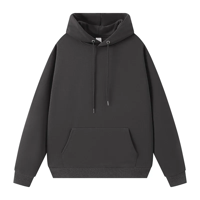 Spring Autumn Unisex Hooded Sweatshirt Men Hoodies Casual Loose Solid Hip Hop Pullover Sweatshirts Mens Streetwear Hoodies — image 8