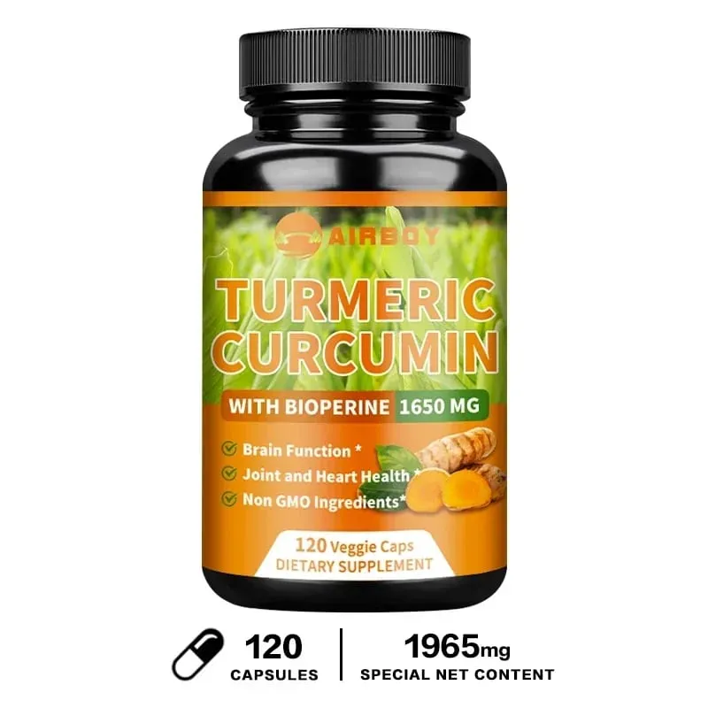Turmeric Curcumin with Bioperine - Supports Arthritis Health Antioxidants Brain Cognition and Digestive Health — image 9