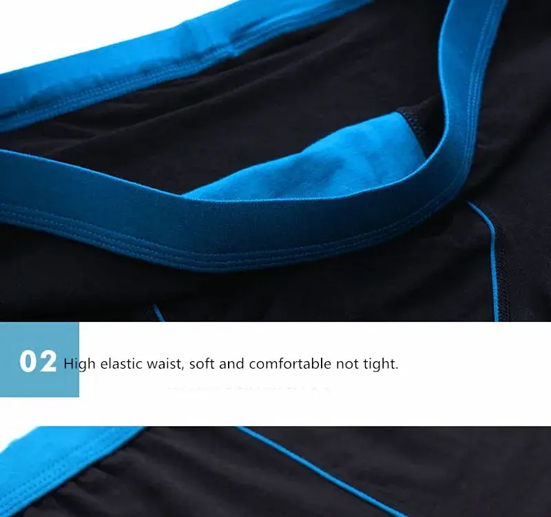 6pcs/Lot Large Size Seamless Underwear Men Solid Cotton Boxer Shorts Men's Panties Breathable Boxers Mens Pack Underpants Man — image 7