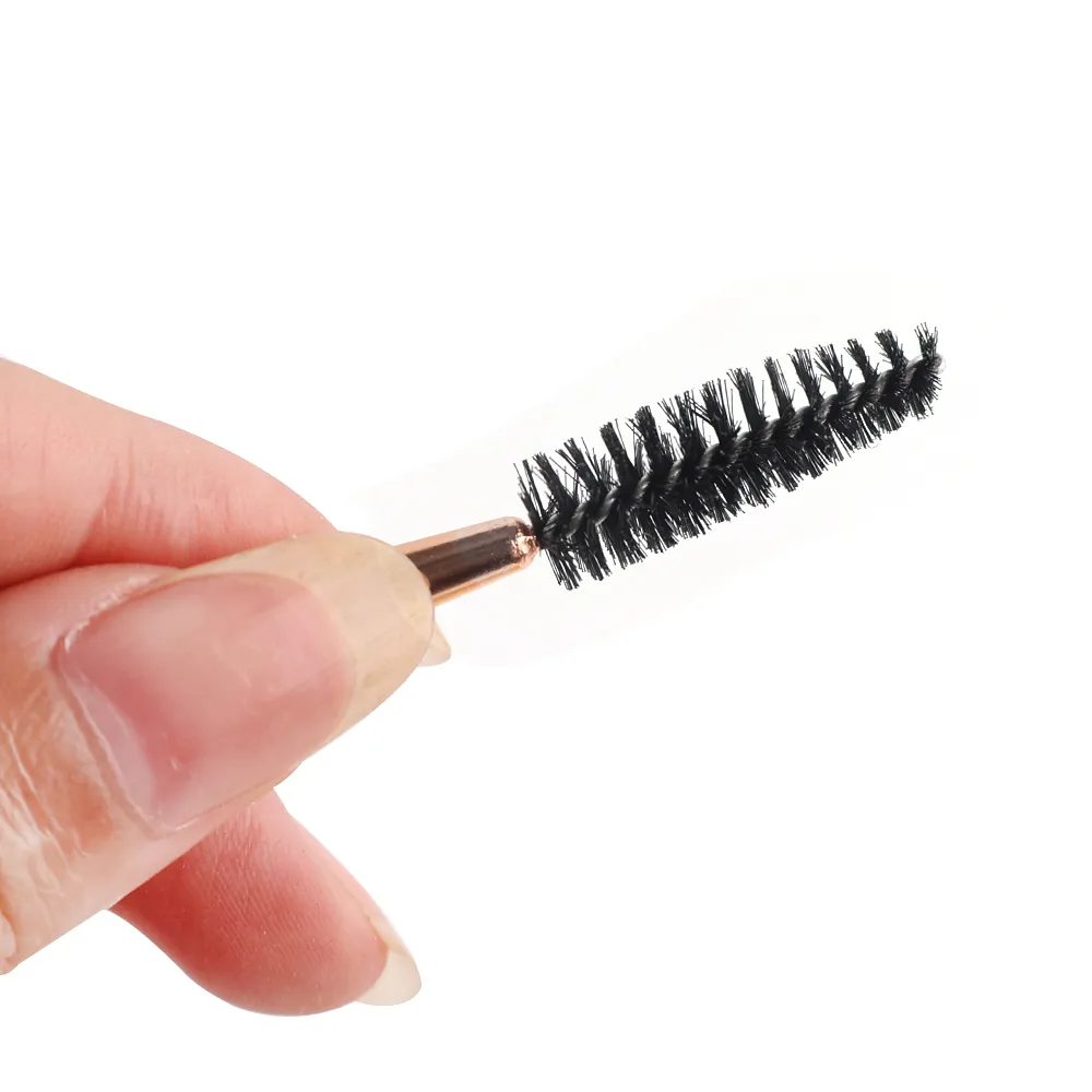 Double-headed Angled Eyebrow Brush Eyelash Comb Professional Makeup Brushes for Brow Eyelash Extension High Quality Eye Brushes — image 4