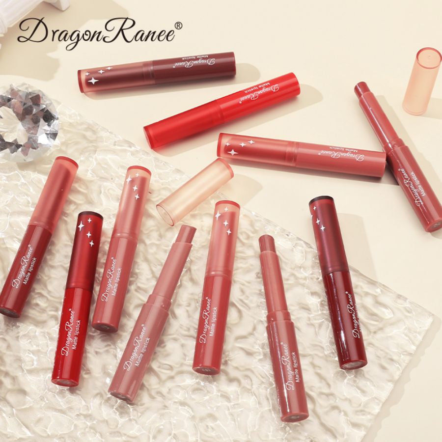 Lipstick Matte Matte Non-Fading Moisturizing European and American Makeup Lipstick Velvet Matte Lipstick Waterproof Not Easy to Fade Matte Lipstick Lipstick — image 7