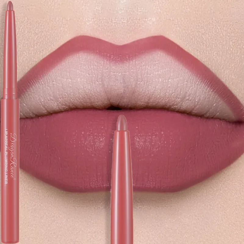 Multi Color Matte Lip Liner Crayon Velvet Waterproof Lip Pencil for Outline & Fill Lips Long Lasting Non Stick Lip Makeup