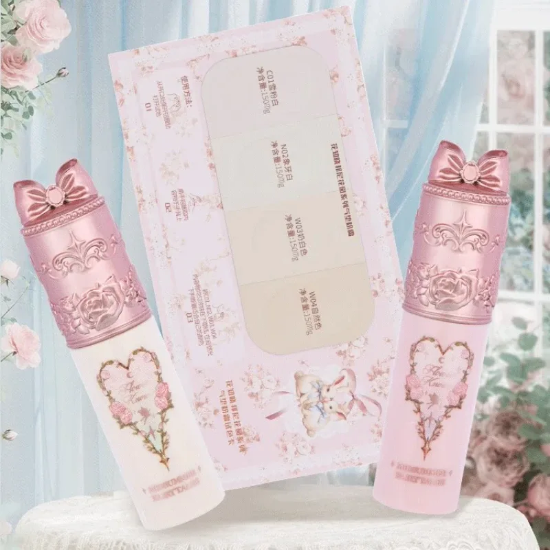 Flower Knows Cushion Foundation Shade Card + Mini Concealer Long-Lasting Moisturizing Full Coverage Face Makeup Sample Set — image 5