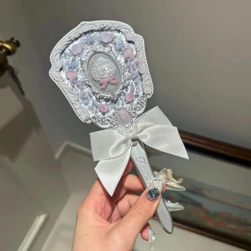 Flower Knows Mirror Moonlight Mermaid THE SWEETIE BEAR Collection Handheld Mirror Limited White Blue Pink Fairy Mirrors — image 16