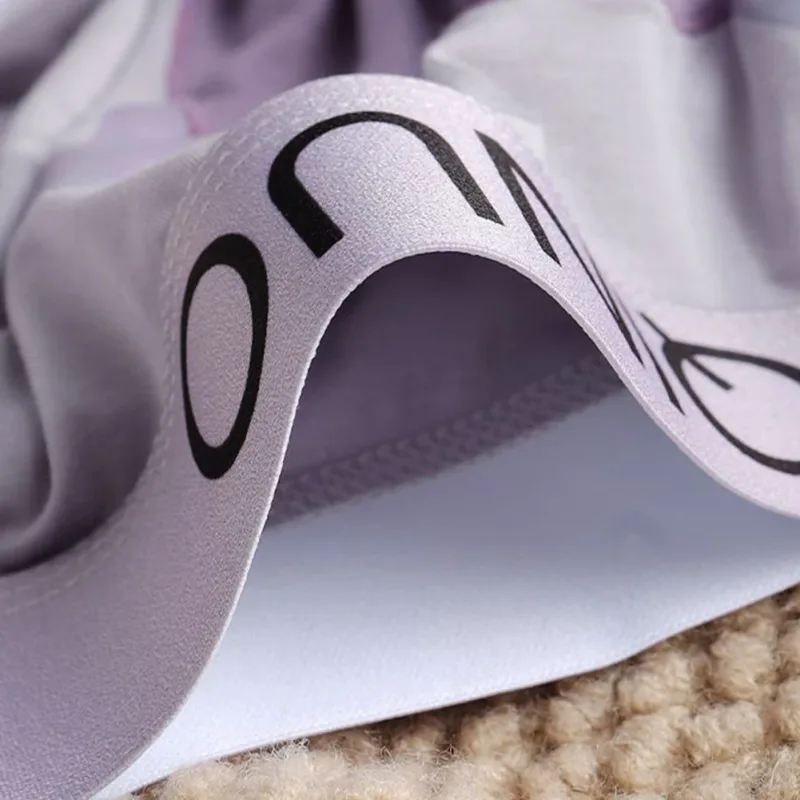 ผู้ชายน่ารักช้างพิมพ์กางเกงบ็อกเซอร์ยืดหยุ่นจดหมายเอว 3D กระเป๋านุ่ม Breathable Daily Sleep Home Casual Comfy ชุดชั้นในสวมใส่ — image 19
