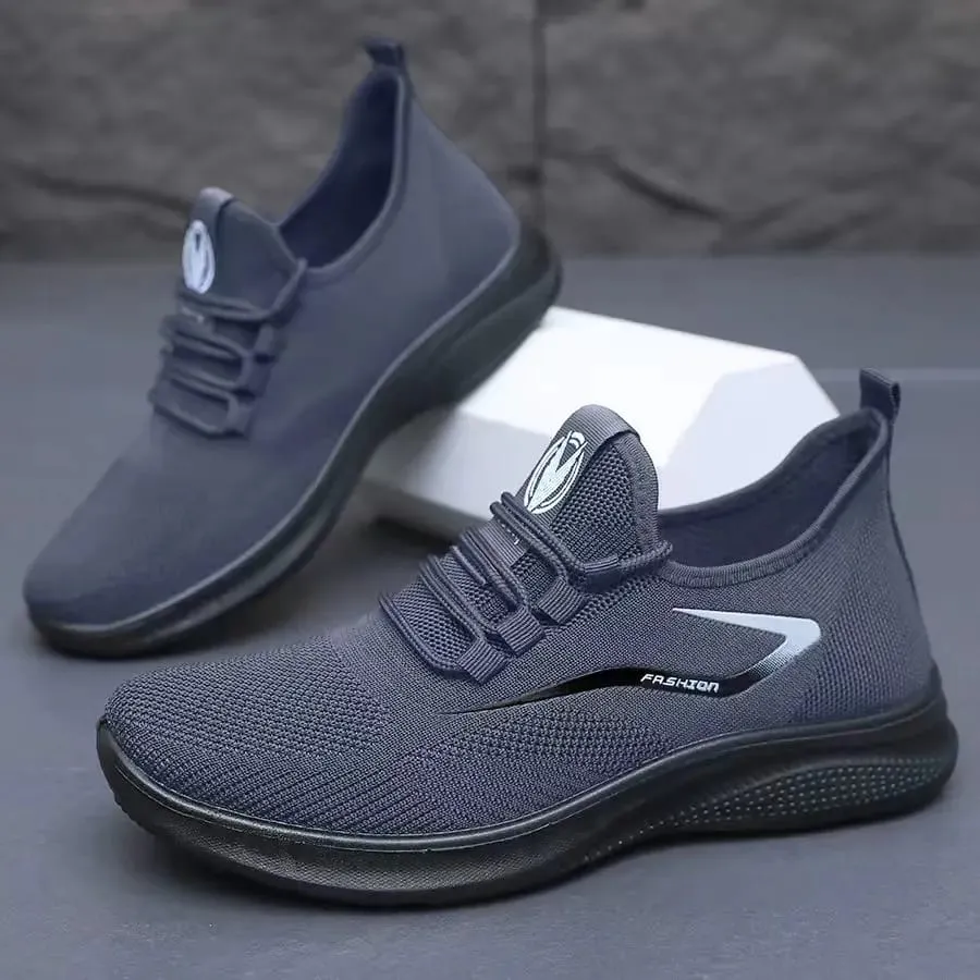 Atmungsaktive Slip-On-Schuhe mit Air-Strick-Obermaterial, flexible, weiche, rutschfeste Sohle, lässige Lauftrainer für den täglichen Gebrauch zu jeder Jahreszeit — image 8