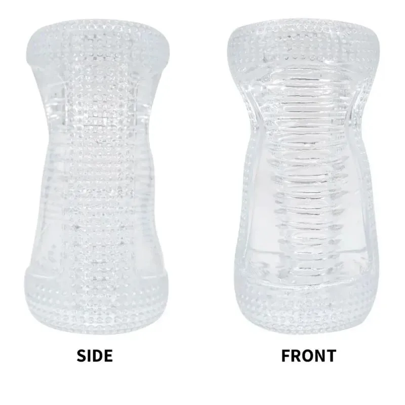 Male Masturbator Transparent Jelly Artificial Vaginal Real Pussy for Men Penis Exerciser Cock Enlarger Suck Sex Toys Erotic 18+ — image 5