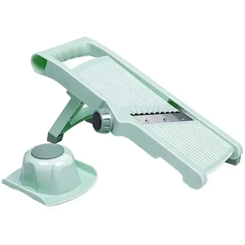Multi-function na Vegetable Slicer Household Fruit And Vegetable Cutter Manual Adjustable Knob Lemon Potato Grater Mga Gadget sa Kusina — image 7