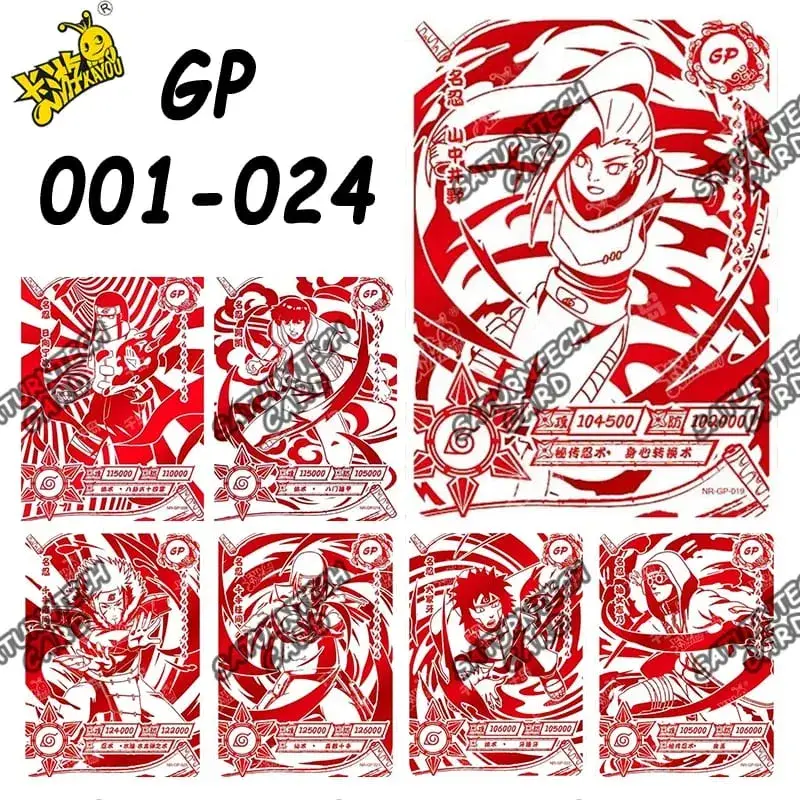 Naruto Card Set Full Series SE BP NR CR PR GP CP SP MR PR SLR OR AR UR ZR Cards Sasuke Anime Collection Card Toy Gift