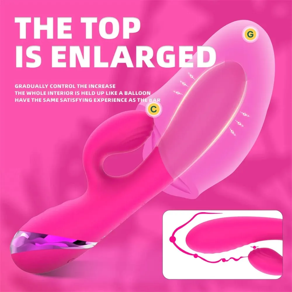 Inflatable Expansion G Spot Massager Clitoris Stimulator AV Vibrator Sex Toys for Women Sexual Wellness Product Adult Products — image 6
