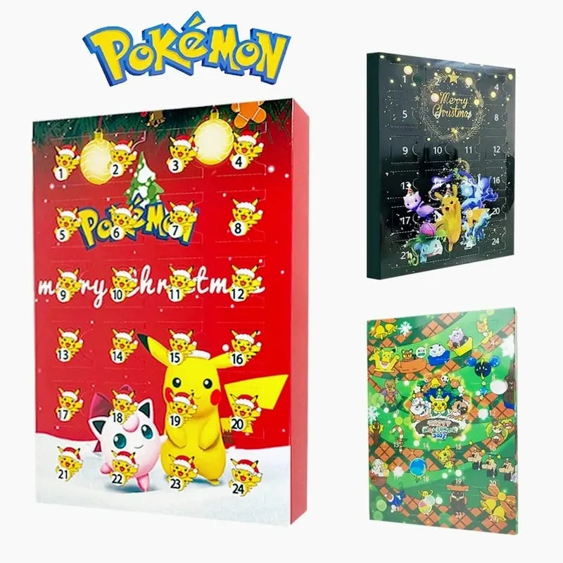 Pokemon Figure Christmas Halloween Advent Calendar Gift Kawaii Pikachu Anime Figural Action 24Pcs Set Model PVC Toys — image 2