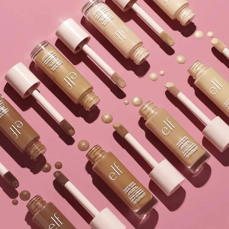 Elf Full Coverage Foundation Waterproof Oil Control Concealer Brightening Long Wear Breathable Lightweight Natural Face Cosmetic