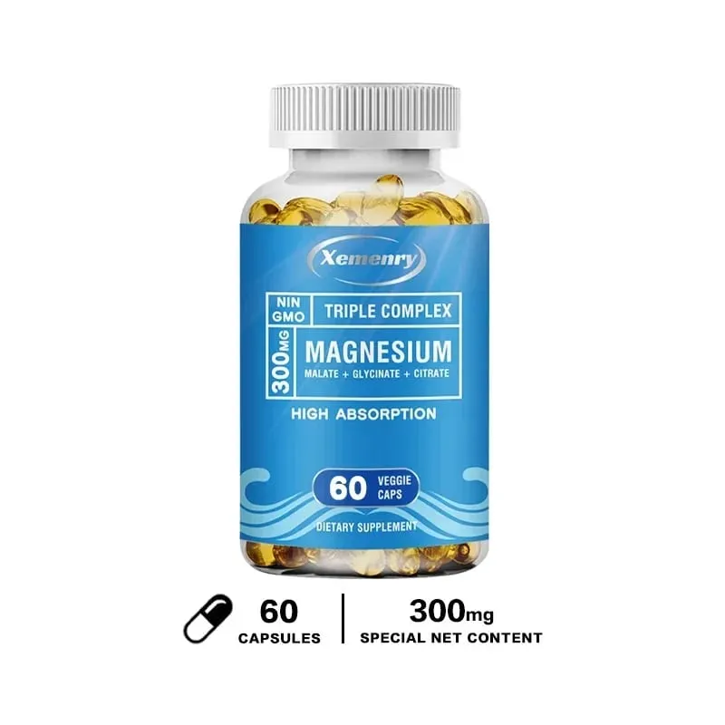 Suplemen Triple Magnesium Complex - Mengandungi Magnesium Glycine Malic Acid dan Sitrat Untuk Merehatkan Otot dan Meningkatkan SleepSupp — image 9