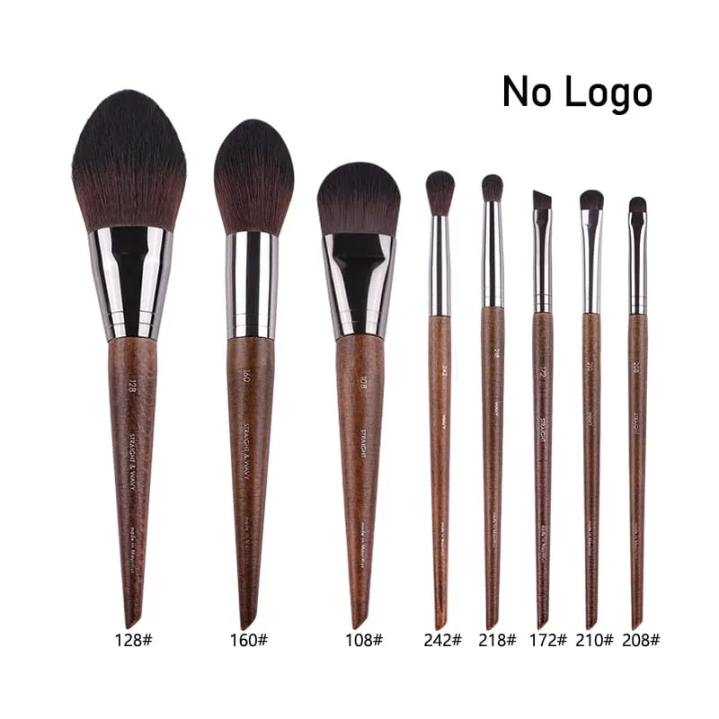 Natural wood Eye Makeup brushes whole set Pro Crease Eyeshadow Make up kit smudge highlighter eyebrow Lip lash brush practical
