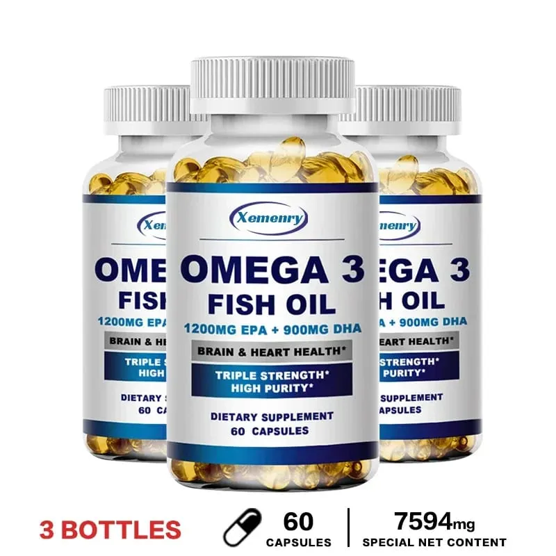 Omega 3 Fish Oil - Benefits The Cardiovascular System Protects Eye Fatigue Cognitive Function and Learning Ability — image 11