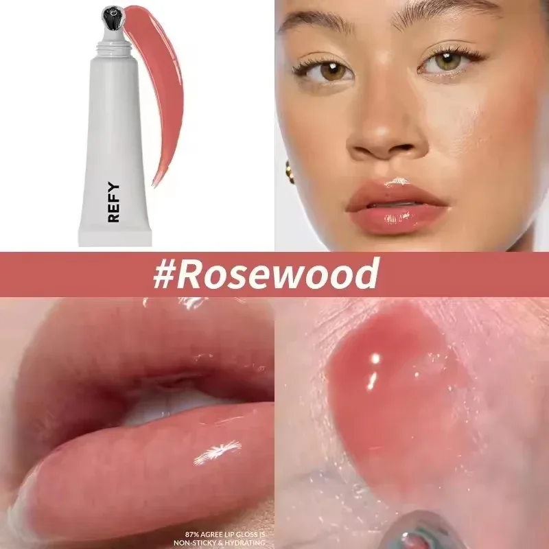 Lip Gloss Blush Dusk Fawn Lip Blam with Nonstick Long-lasting Smooths Lips Nourishing Hydrating Clear Lip Care Skin Makeup — image 11
