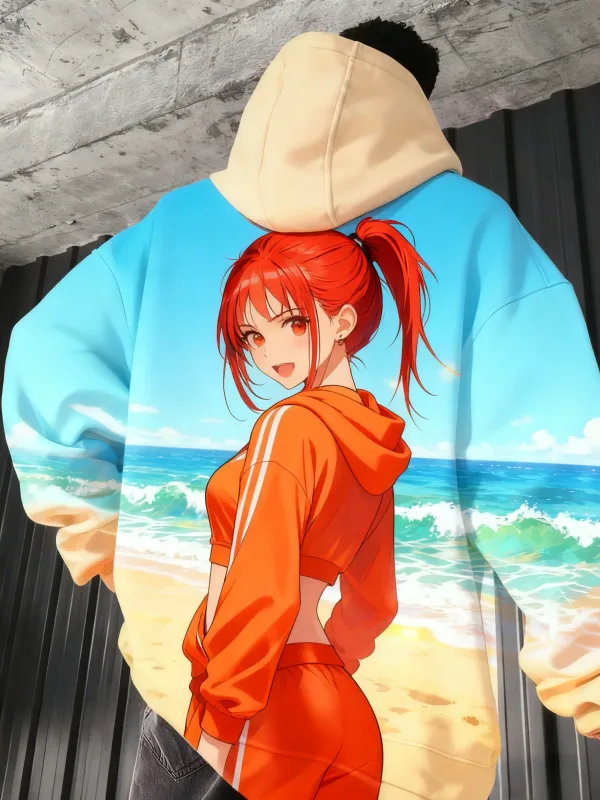 2026 quente anime menina volta padrão moletom casual manga longa com capuz pulôver impressão 3d topo moda oversized hoodies masculinos