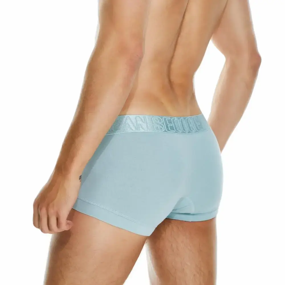 Men's Boxers Cotton Underwear Boxer Shorts Sexy Men Boxer Briefs Solid Color Underpants Boxer For Man — image 13