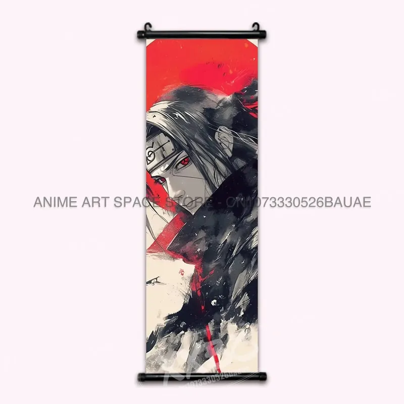 Anime Naruto Hanging Painting Hatake Kakashi Wall Art Scrolls Picture Uchiha Sasuke Home Decor Canvas Poster Haruno Sakura Mural — image 20