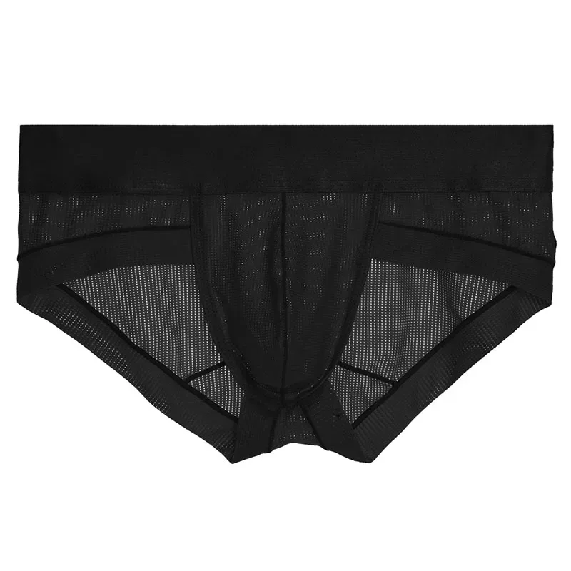 Új alsónemű férfi rövidnadrágokhoz Cueca Masculina Ropa Interior Hombre Calzoncillos Slip Mesh légáteresztő bugyi S-XL — image 9