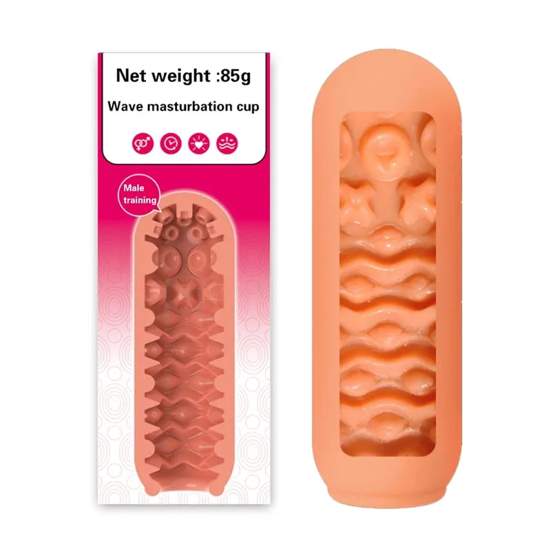 Blød beskyttende vagina fisse silikone mandlig onani erotisk legetøj til voksne onani penis udholdenhed motion Sexlegetøj til mænd — image 8