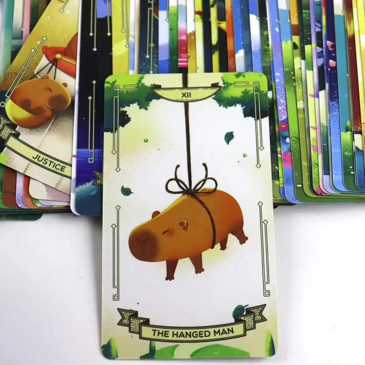 Capybara Tarot Deck 10.3*6cm 78 Cute Tarot Cards Bring That Soothing Vibe and Energy Into A Tarot Deck — image 5