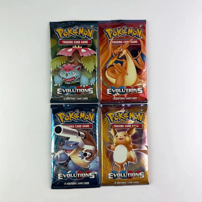 10/20Pcs Pokemon Cards Sun & Moon Evolutions Prismatic Pokemon Booster Collectible Tradeiner Card Game Toy For Children Gifts