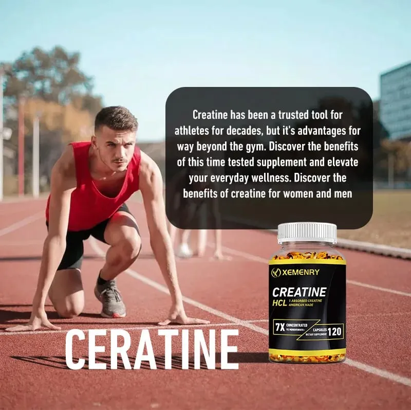 Creatine HCl - Boosts Energy Endurance and Muscle Mass for Improved Athletic Performance — image 6