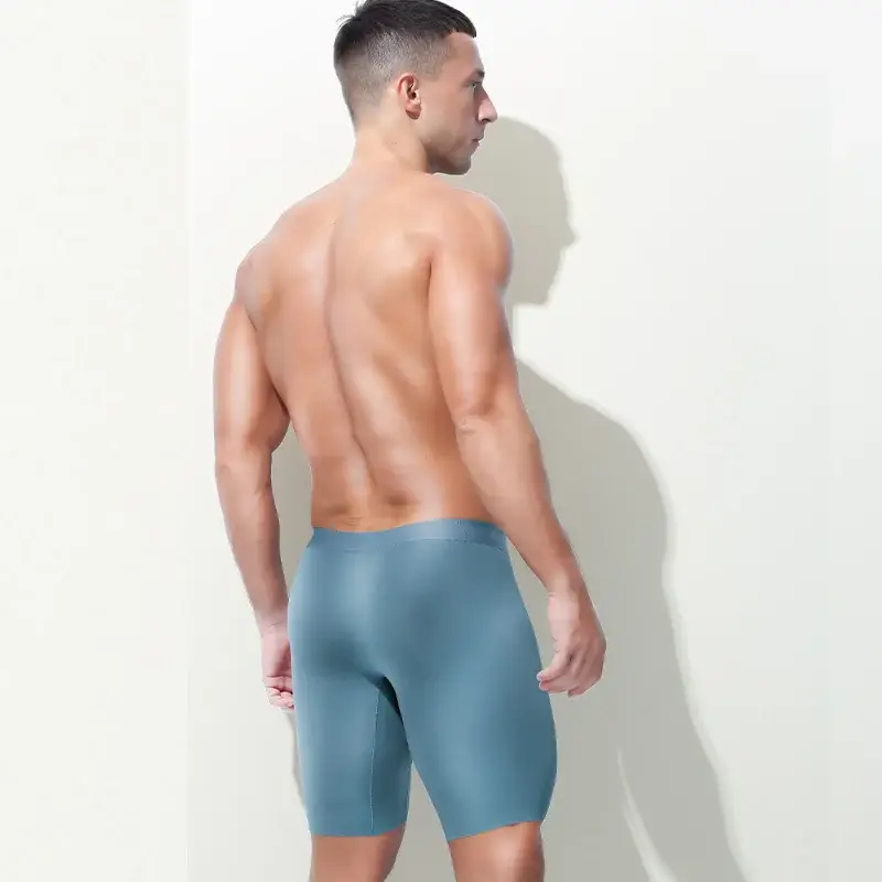 Modal Men's Underwear Men's Seamless Sports Extended Wear-Resistant Leg Boxer Briefs Boys' Large Size Shorts