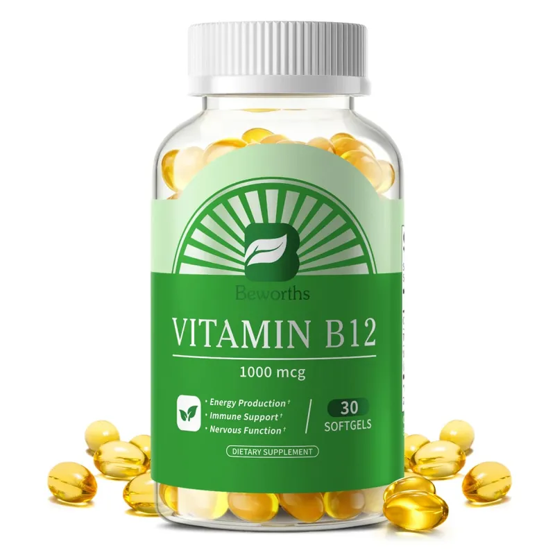 BW Vitamin B-12 Supports Energy Metabolism Supports a Healthy Nervous System Maximum Strength Daily B12 Supplement Health Care