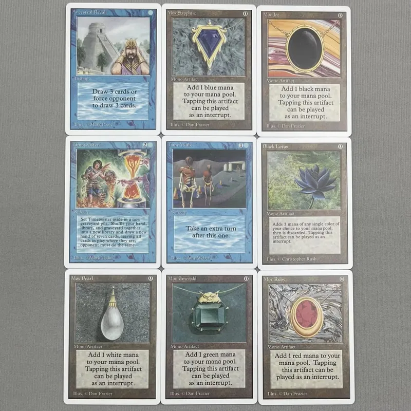 TCG Proxy Cards Deck Borad Games Single Hologram Black Lotus Power9 Dual Lands The One Ring — image 3