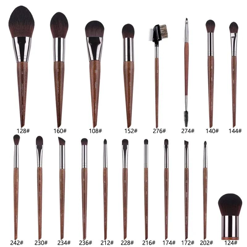 2pc/35pcs MF Natural Wood Soft Makeup Brushes Powder Foundation Concealer Make Up Brush Blush Synthetic Hair Shadow Tools — image 18