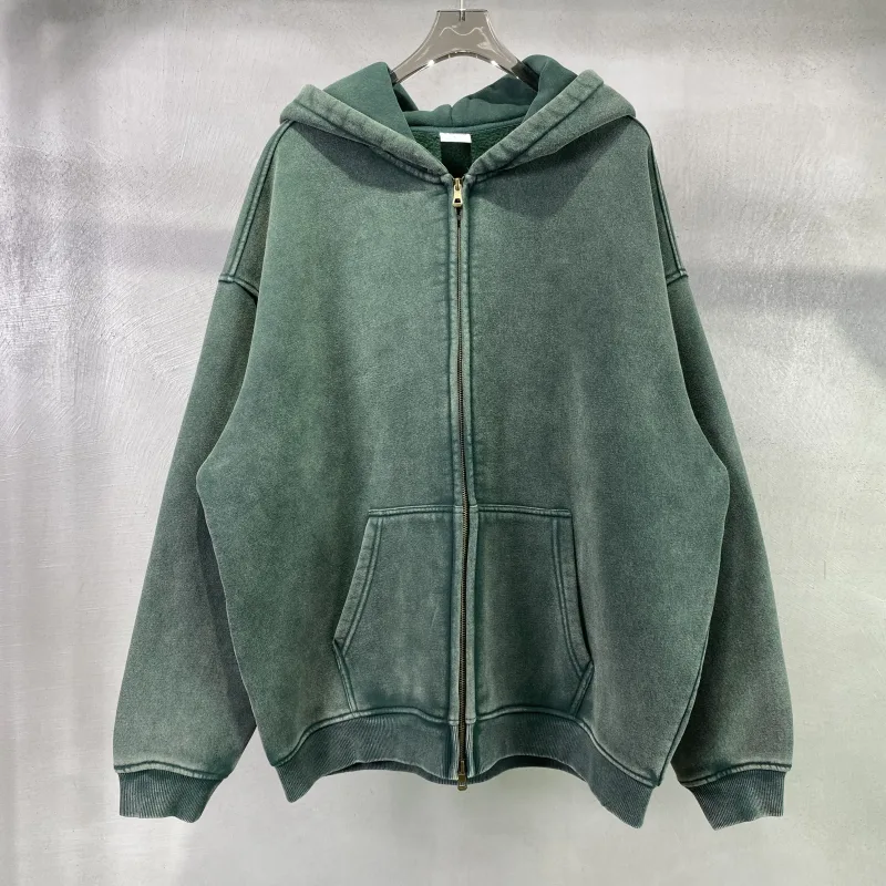 Batik fleece zippered hoodie — image 7