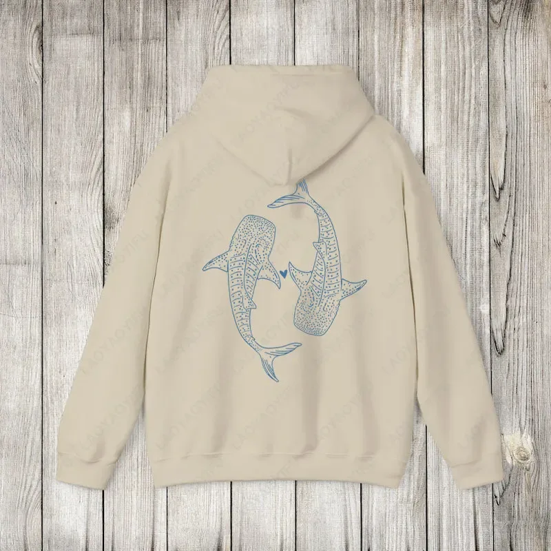 Whale Fish Sea Life Hoodie Pullover for Ocean Lovers Men Women Gift Diving Coconut Beachy Girl Autumn Fashion Sweatshirt Gifts — image 17