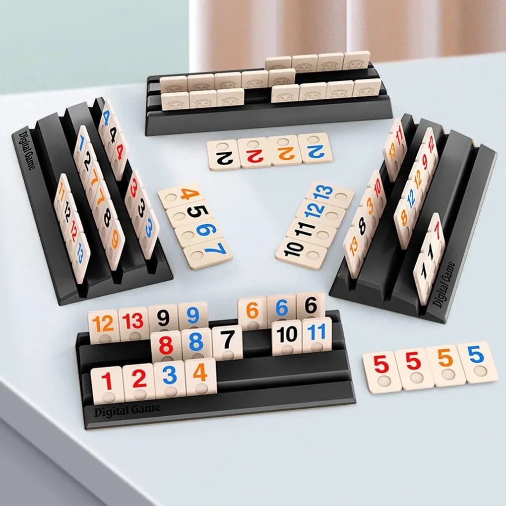 112-teiliges Karten-Deluxe-Set für tragbare Reisespiele – klassische Blockkarten, Mini-Mahjong, lustiges Tischspiel, geeignet für 2–4 Spieler — image 3
