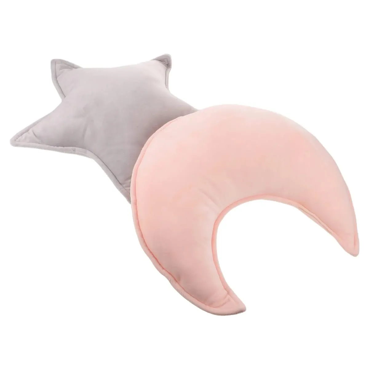 Oreillers lune et étoiles, 2 pièces, coussins décoratifs doux pour chambre de bébé, oreiller de décoration de berceau pour chambre à coucher et salon — image 2