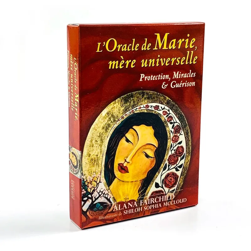 L'Oracle De Marie 44 cartes édition française Divination Oracle Deck Divine Mother Energy Parfait pour la guérison et l'orientation spirituelle