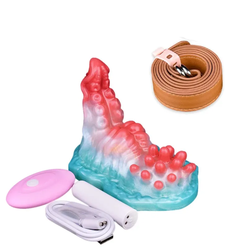 Wireless Control Silicone Octopus/Granule Sex Grinder Strapon Grinding Hump Friction Vibration Massage Female Masturbation — image 19