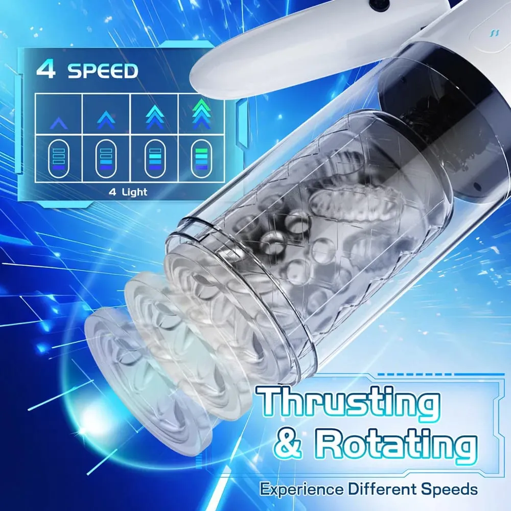 Automatic Male Masturbator Telescopic rotation Simulation Blowjob Sex Machine Vagina Pusssy Masturbator Cup Sex Toys for Men