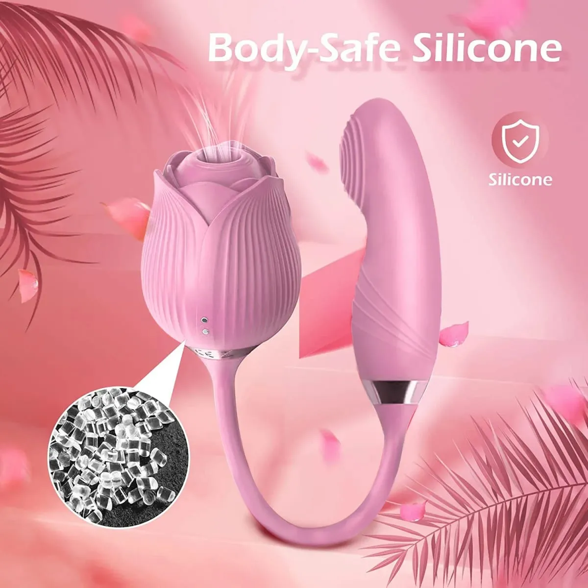 Clitoris Sucker Vibrator for Women Nipples Clit Stimulator Finger Wiggle G-Spot Vibrator Female Masturbator Sex Toy for Women — image 2