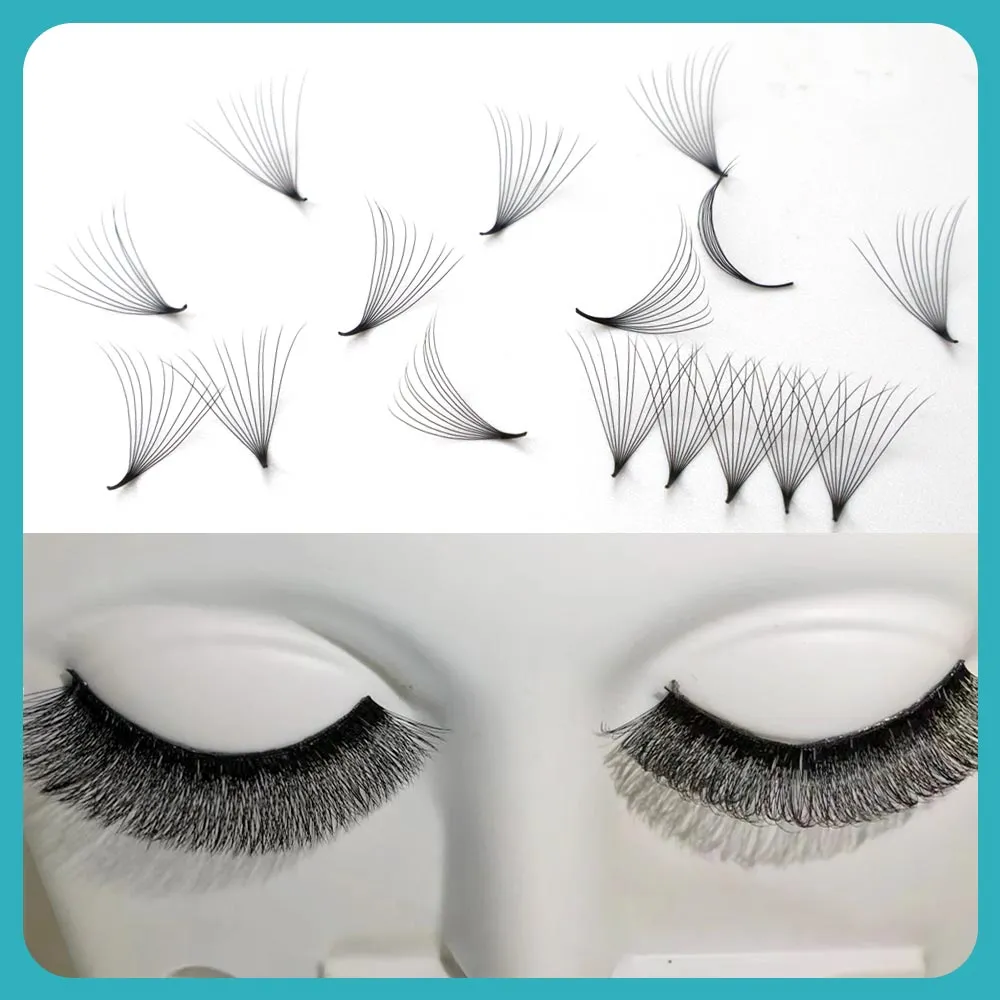 10D 20D 0.03 Thickness Pointy Base Sharp Slim Narrow Stem Mega Russian Volume Loose Fans Thin Russia Volume Lashes Extensions — image 7