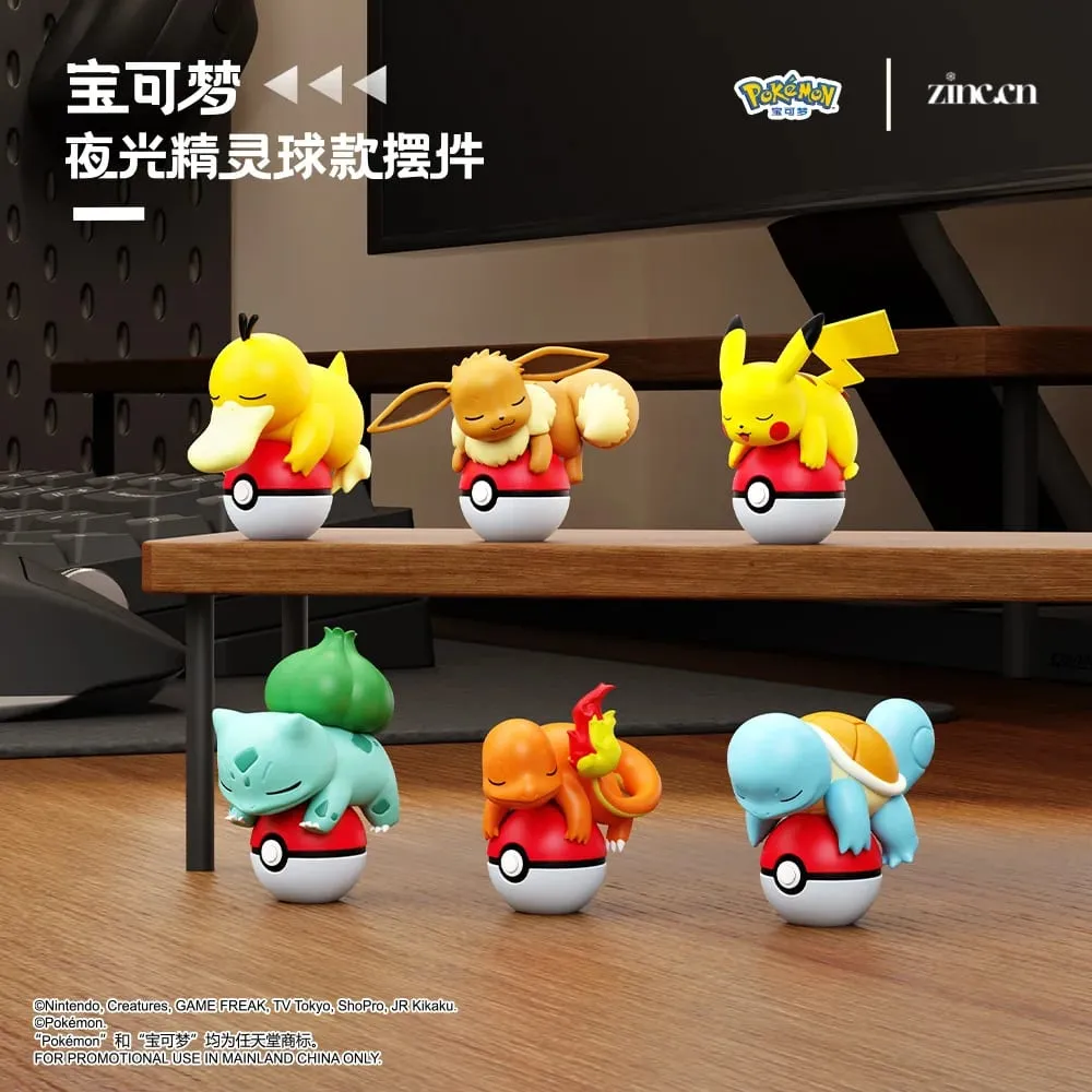 정품 포켓몬 피카추 Eevee Psydusk Squirtle Charmander Bulbasaur 애니메이션 액션 피규어 장난감 인형 자동차 장식 크리스마스 선물 — image 3
