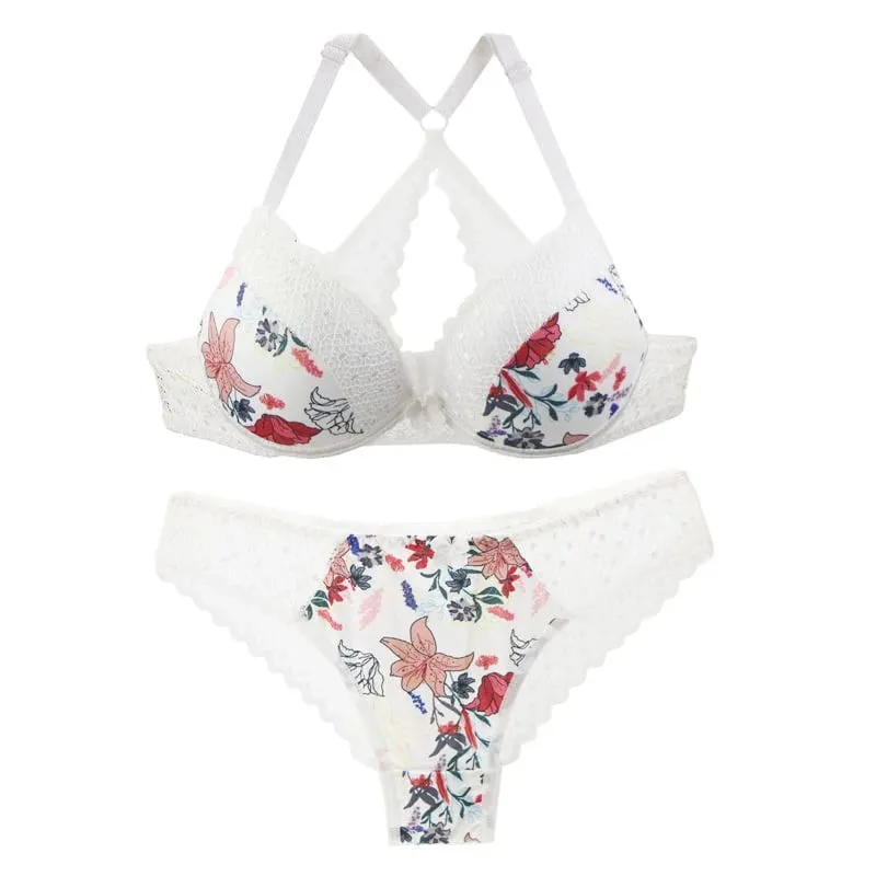 2026 New Sexy Y-Line Push Up Bra Sets Hollow Out 32/70 34/75 36/80 38/85 40/90 42/95 BCED Cup Underwear Intimante Lingerie — image 3