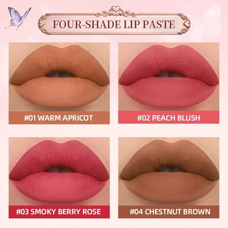 Luxury Makeup Set Pink Butterfly Cosmetic Kit Eyeshadow Palette Lip Tint Blush Mascara Eyeliner Highlighter Beauty Makeup Gift