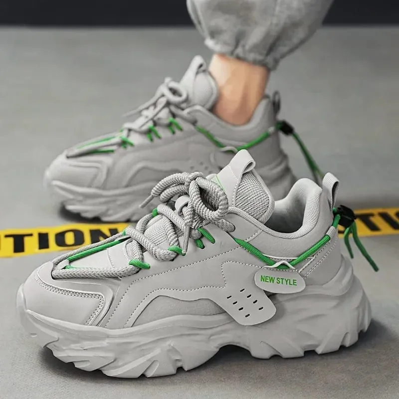 Mens Luxury Platform Sneakers 2026 Fashion Breathable Men Running Shoes Brand Non-slip Sports Shoes for Men Zapatillas De Hombre