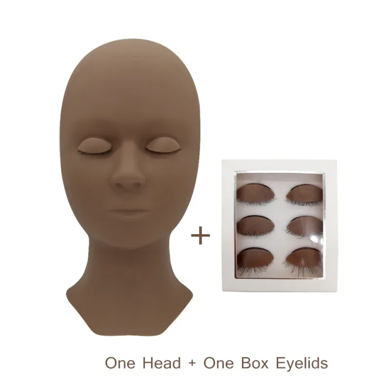 Wholsale Price Practice Lashing Eyelashes Mannequin Head Beginner Training Set Cosmetics Eye Lash Extension Supplies Mannequin — image 11