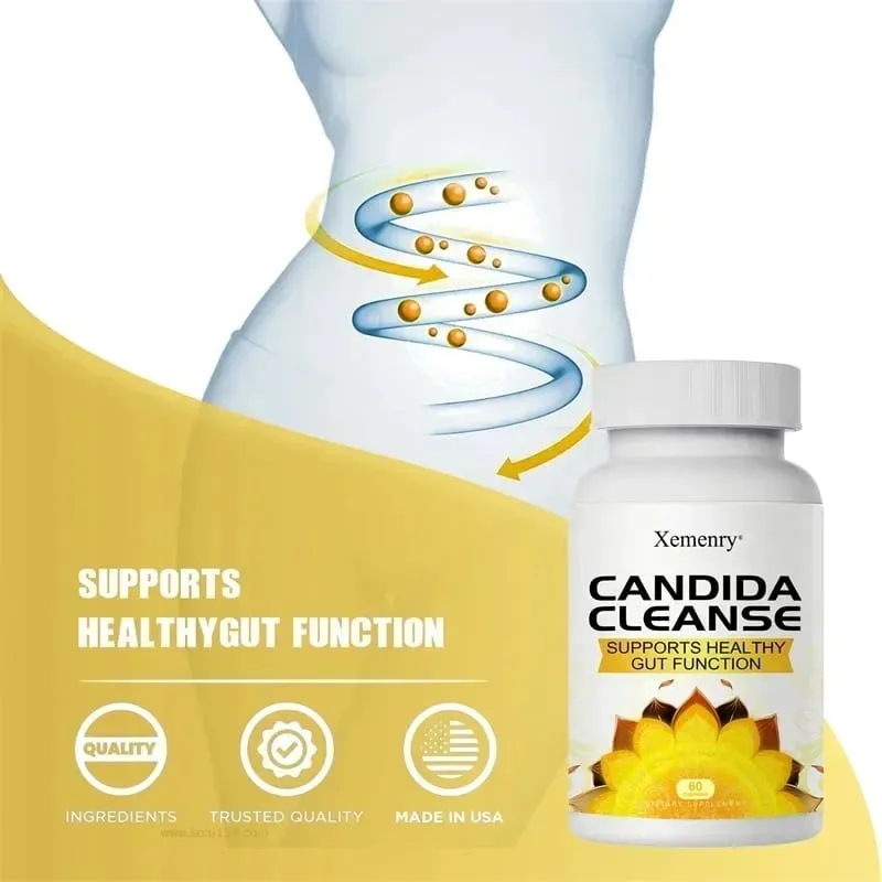 Candida Cleanse - Intestinal and Colon Support Cleansing & Detoxification Improves Digestion Enhances Nutrient AbsorptionSupp — image 6