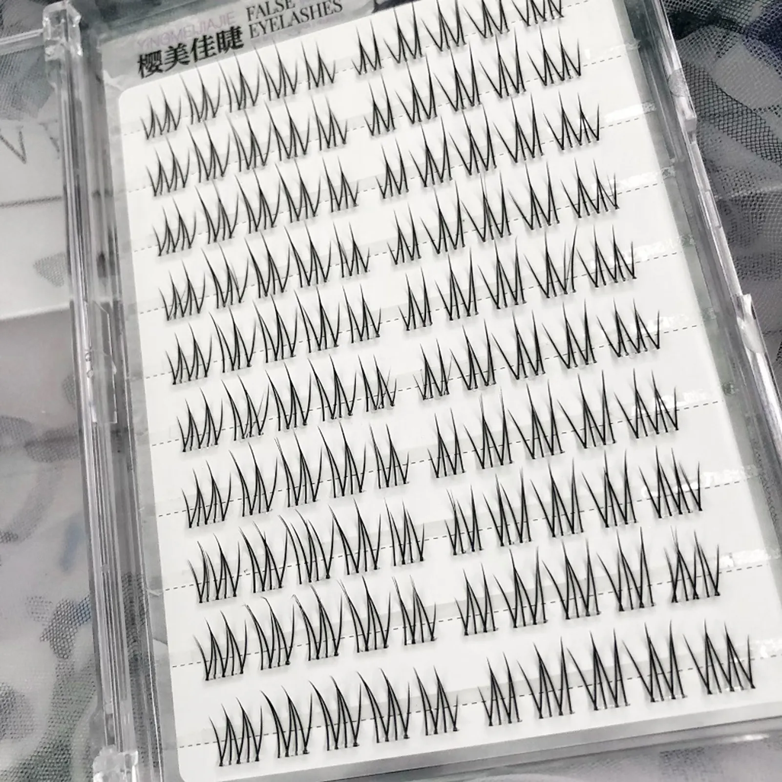 Glue-free Natural Korean False Eyelashes Clusters 6/10/20 Rows Curling Girl Group Eyelash Extension Perfect Daily Eye Makeup — image 6